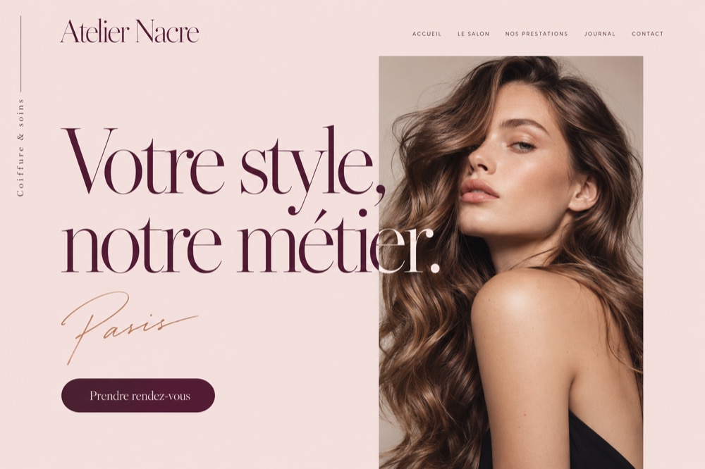 Site Atelier Nacre